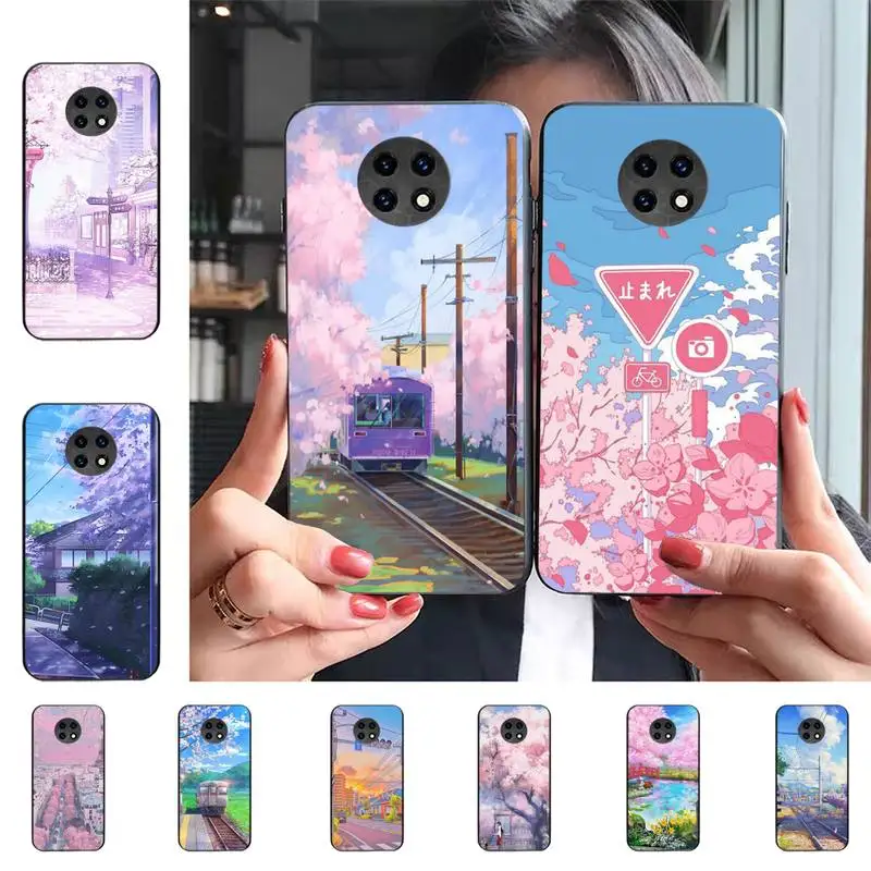 

MaiYaCa Japan Anime Landscape Phone Case for Samsung A51 A30s A52 A71 A12 for Huawei Honor 10i for OPPO vivo Y11 cover