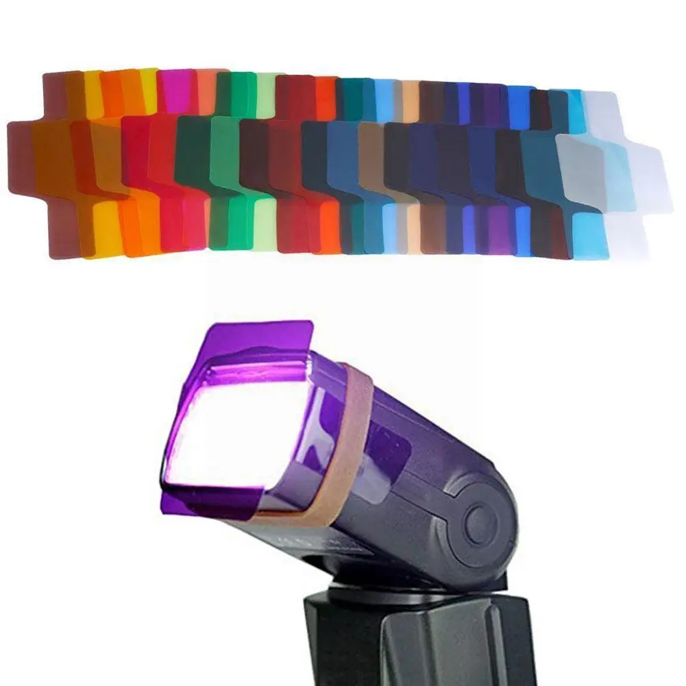 

Speedlite Color Flash Filter Gels Filters Cards For For Camera Photography Speedlight Gels Filter Flash Photogr K1m0