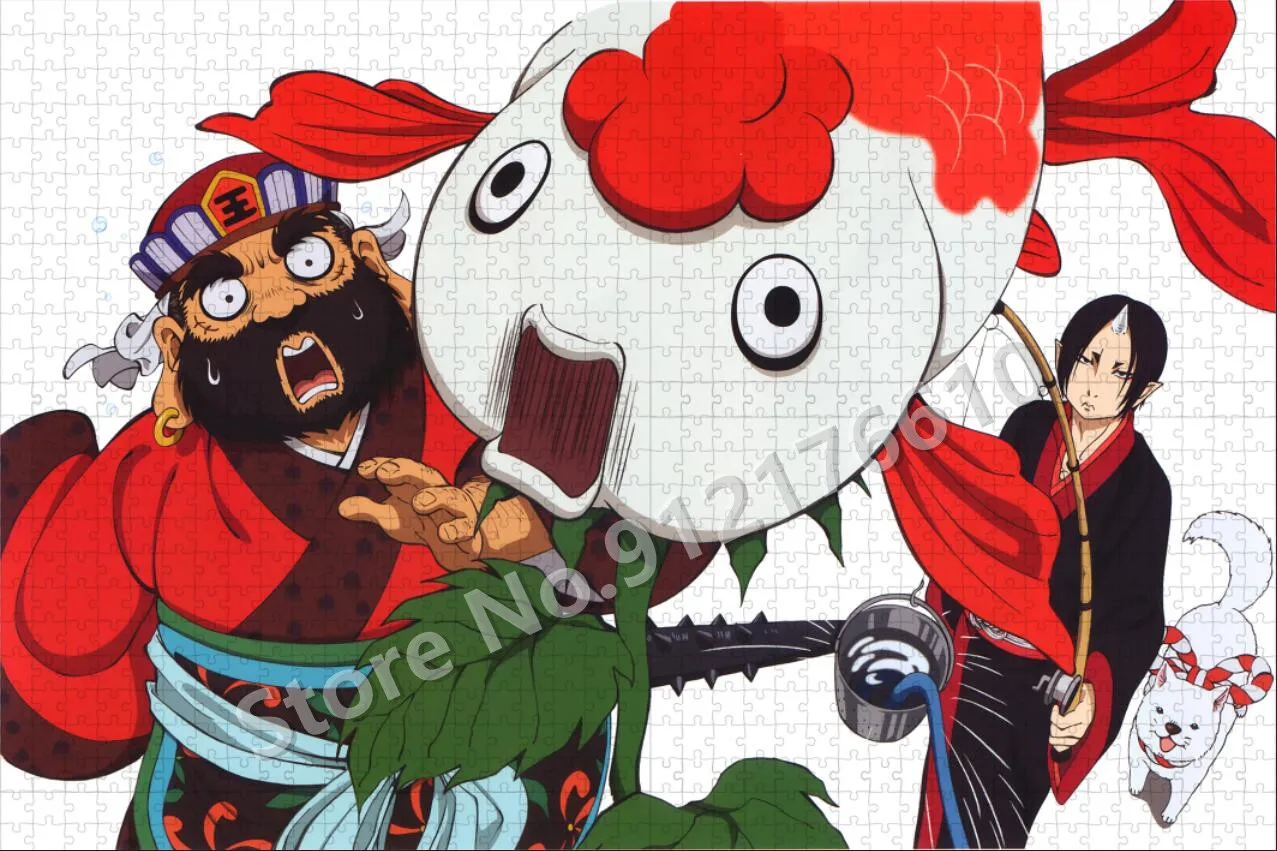 Пазл японского аниме Hozuki 300/500/1000 деталей No Reitetsu комикс собранные пазлы