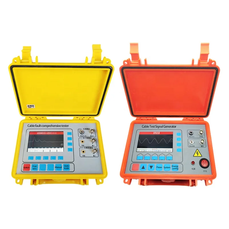 

Portable Cable Fault Tester High and Low Voltage Buried Cable Length Breakpoint Short Circuit Fault Location Detector