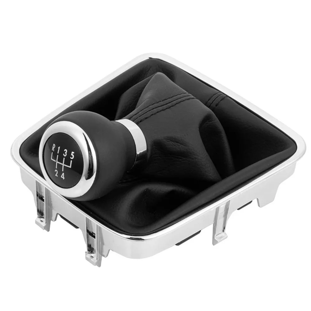 Фото Для VW Tiguan 2007 2008 2009 2010 2011 Автомобильный Стайлинг 5/6-скоростная ручка переключения передач с ботиком из искусственной кожи №4