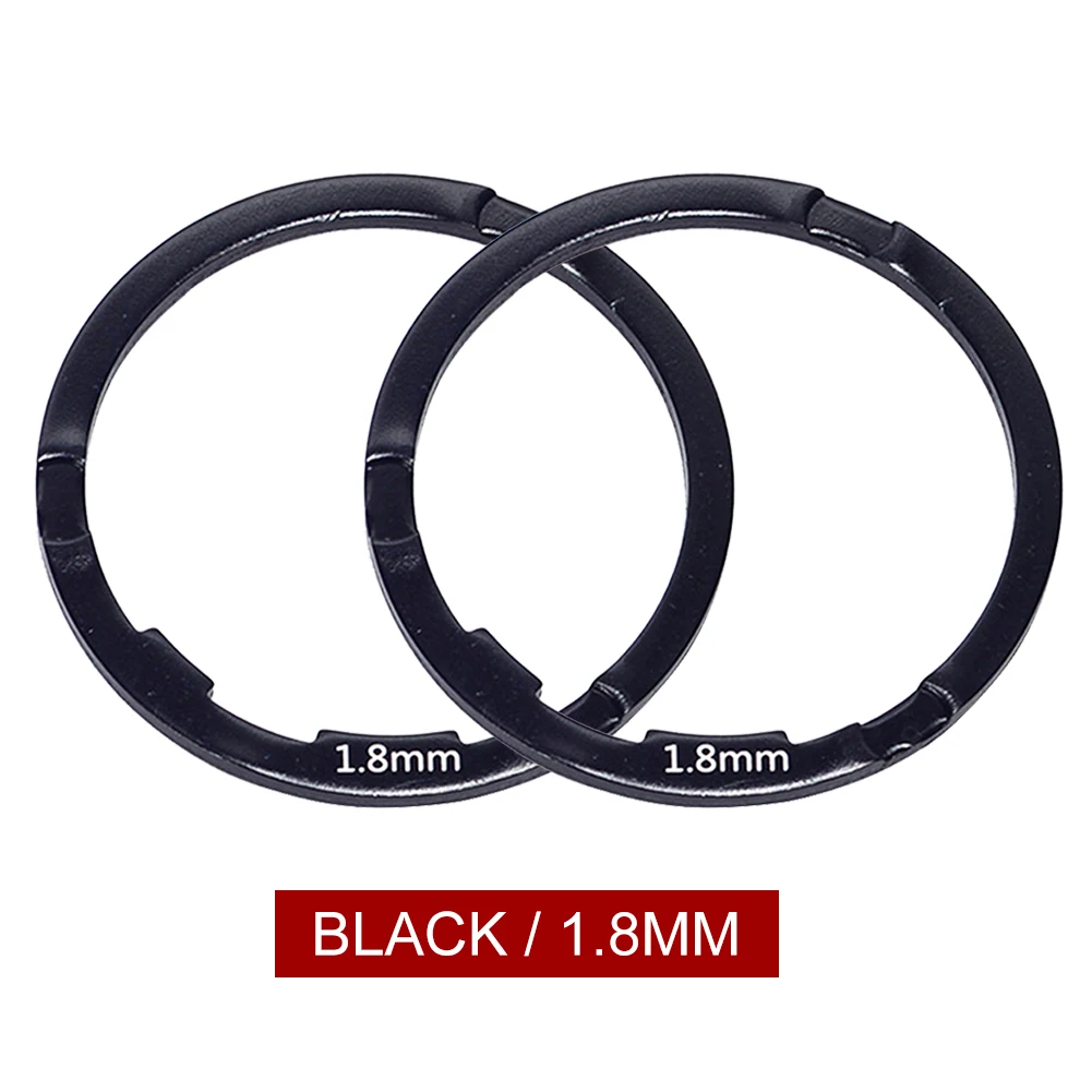 

1/2Pcs Bicycle Freehub Spacer 1.8mm/2mm MTB Road Bike Bottom Bracket Spacer Aluminum Alloy Cassette Flywheel Washer