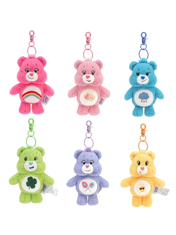 Плюшевый брелок Care Bears Радужный медвежонок - мягкий и милый аксессуар — фото устройства