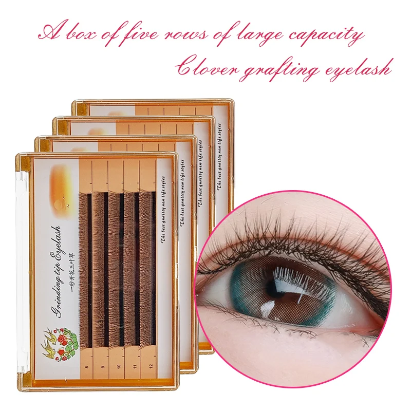 

Clover eyelash eyelash 0.05 y type yy upgrade grafting super soft beautiful eyelash special fur natural flower shop