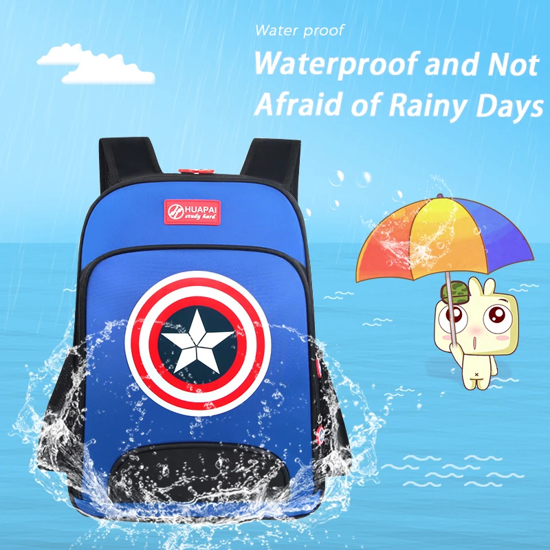 Schoolbags for Primary School Students for Boys in Grades Weight, Ridge Protection Waterproof Children's kindergarten Backpacks