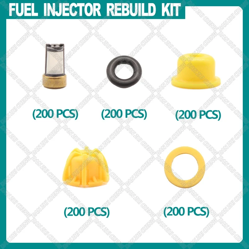 1000 шт. комплект для ремонта топливных форсунок фильтры уплотнения втулки