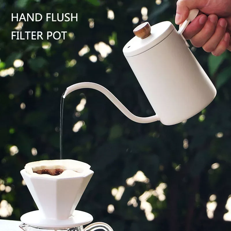 Кофейник ручной капельного типа из нержавеющей стали 304 кофейник массива дерева