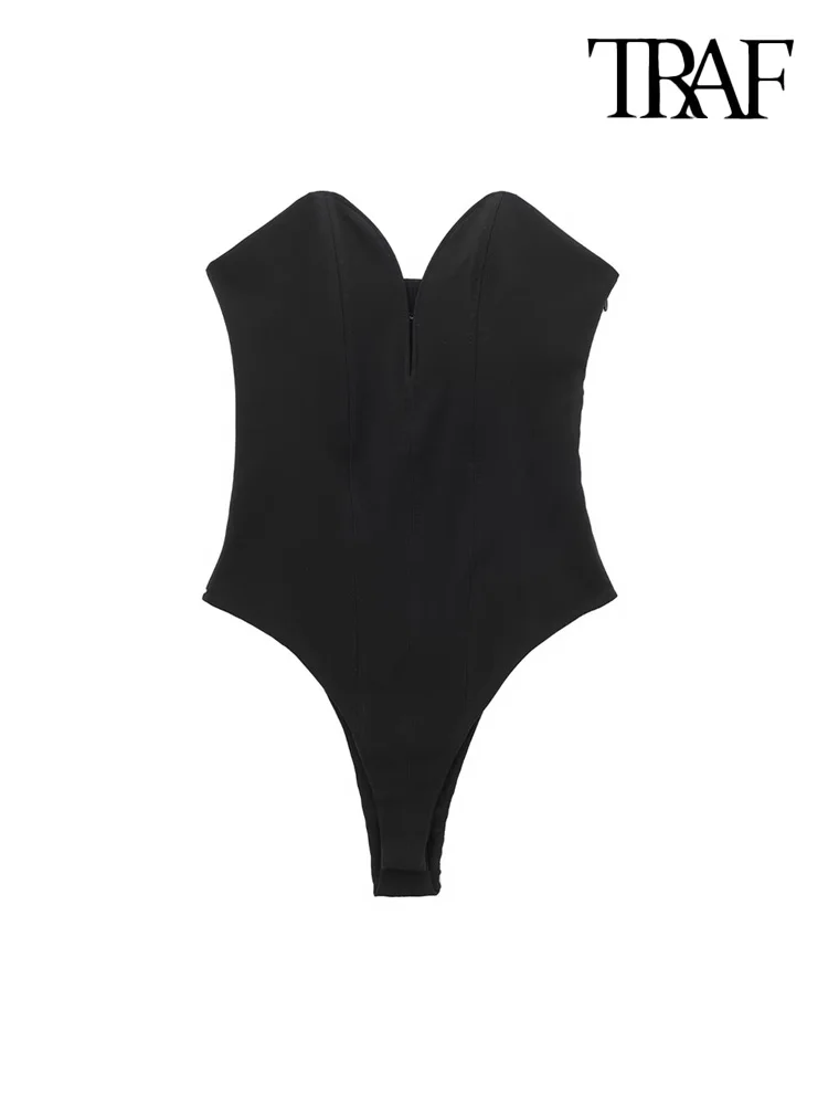 

Женский комбидресс без бретелек, на молнии