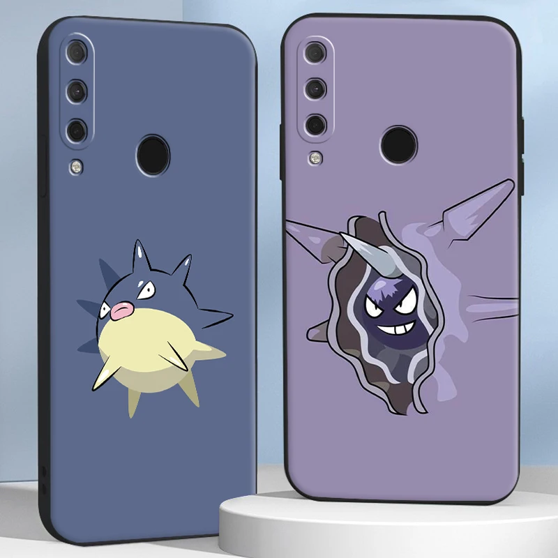 

Pokémon Bandai Anime Phone Case For HUAWEI Honor 8X 9X 9 Lite 10 10X Lite 10i 9A Funda Liquid Silicon Unisex Back Protective