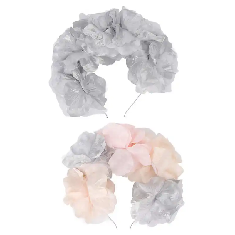 

Flower Crown Durable Polyester Women Flower Headband for Wedding Festivals for Photo Props
