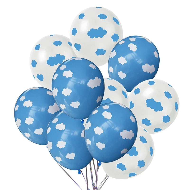 Воздушные шары из латекса с изображением синего неба