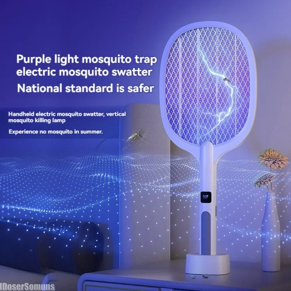 

Перезаряжаемый электрический эксклювач 4000 В, мухобойка, съемный ручной автоматический режим спецназа, перезаряжаемый тип-C