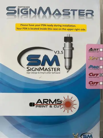 Программное обеспечение Signmaster для винилового режущего плоттера