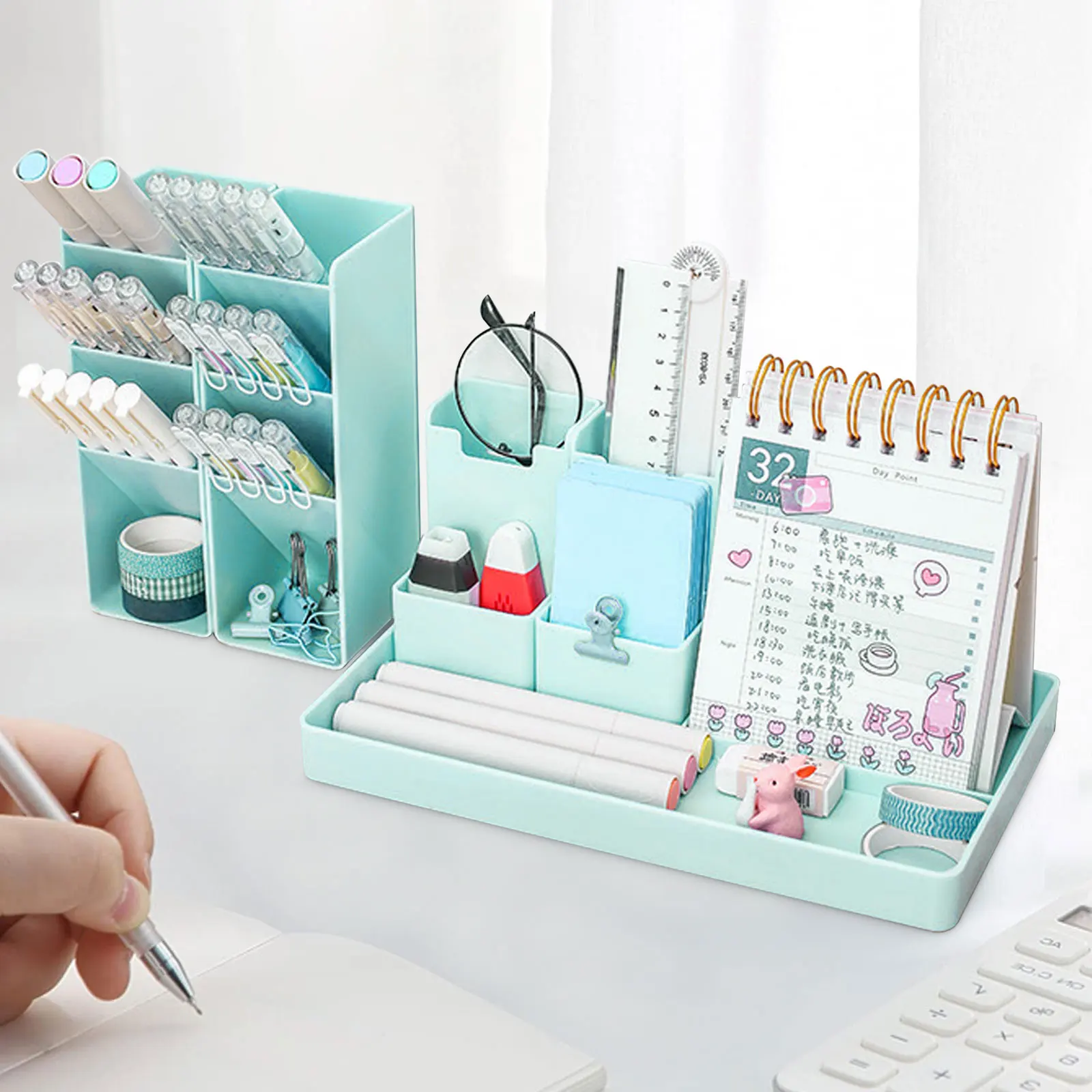 

Настольная подставка для ручек органайзер для ручек, канцелярских принадлежностей, разделитель, органайзер, школьные принадлежности, канц...