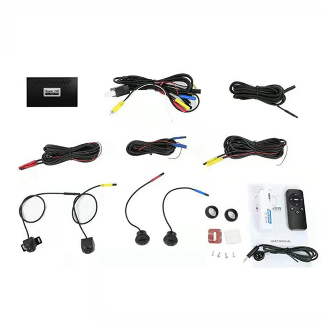 

Car 360 Degree Panoramic Parking System Digital Recorder Camera All Round Front Back Reversing Camera Kits Universal