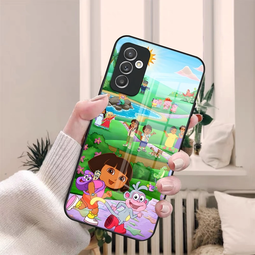 Мультяшный чехол для телефона D-Дора исследователи Samsung S20 S30 S21 S32 S23 S24 S9 S10E Note 20 10 Pro