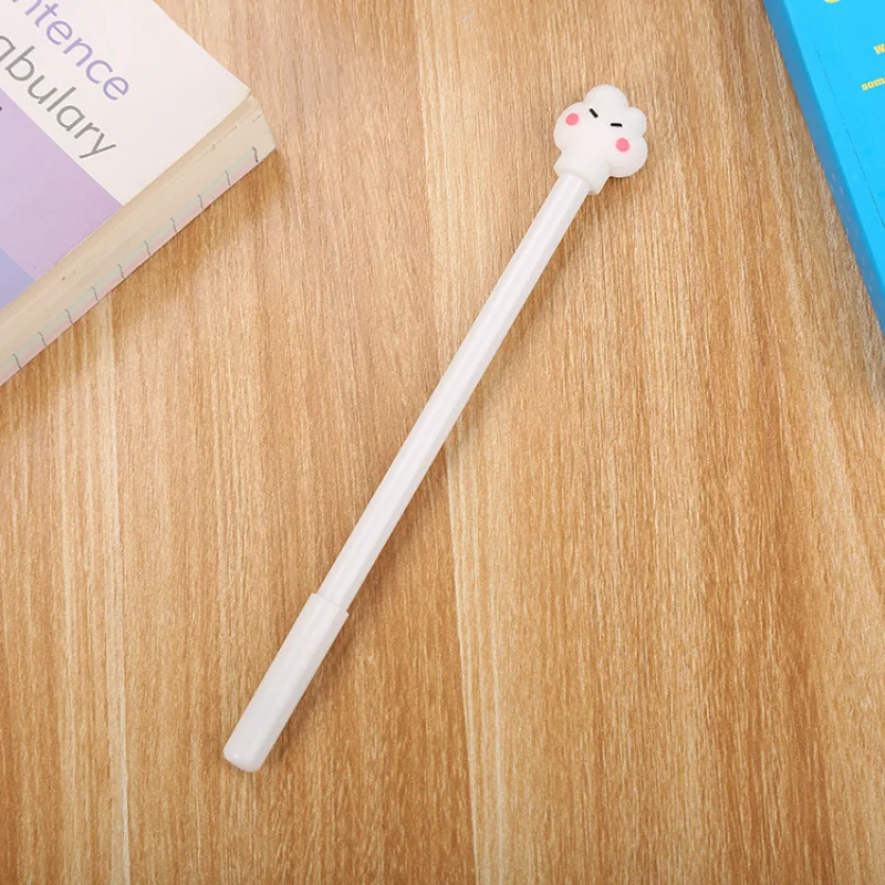 

12/60 Pcs Cute Cloud Gel Pens Cartoon Learning Stationery Creative Fresh Office Signature Pen Kawaii School Supplies