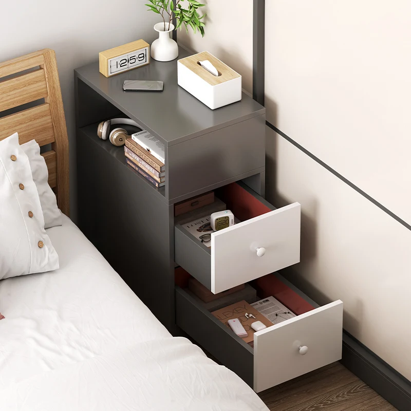 

Удобные тумбочки для хранения, мобильный макияж, маленькие узкие прикроватные столики, кофейная игра, мебель для библиотеки Comodini HY50BT