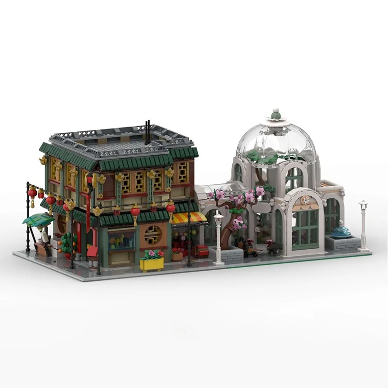 Фото 2174 шт. MOC Семейное воссоединение, модульная модель, строительные блоки, рождественские подарки, сборная игрушка, идея «сделай сам», кирпич для детей на день рождения №3