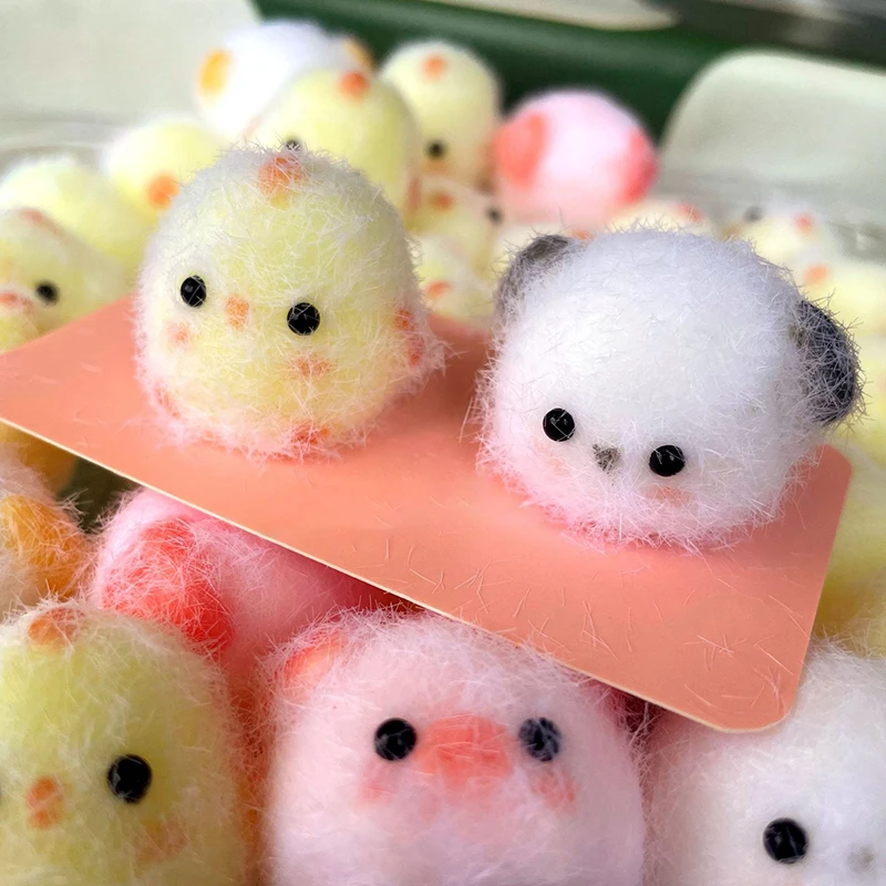 Kawaii Sticky Squishy Mini Chick Pig Dog игрушка для снятия стресса милое животное рельефная