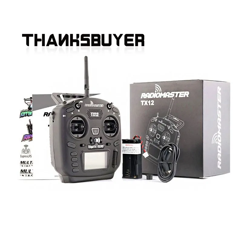 

Радиоуправляемый контроллер Radiomaster TX12 Mark II, дистанционный контроллер CC2500 ELRS с левой и правой ручкой, автоматический FPV дроны
