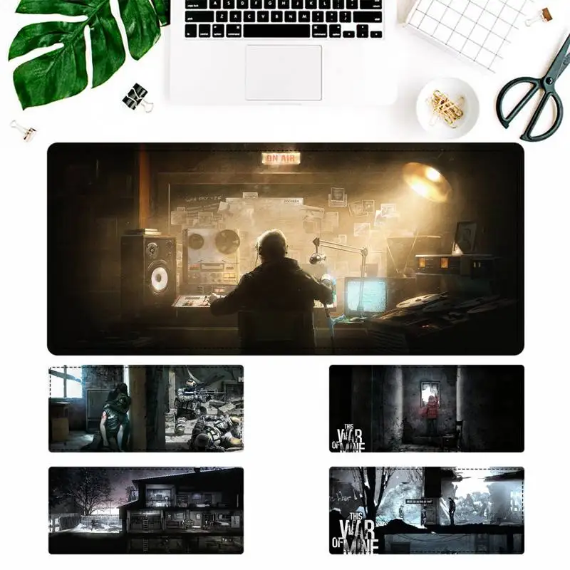 

Vintage This War of Mine Gaming Mouse Pad Gaming MousePad Large Big Mouse Mat Desktop Mat Computer Mouse pad For Overwatch