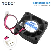 ycdc 1pc video chip cooler brushless 40mm 2 pin pc fan heatsink cpu heatsink cooler cooling fans 2 wires dc 12v game accessories