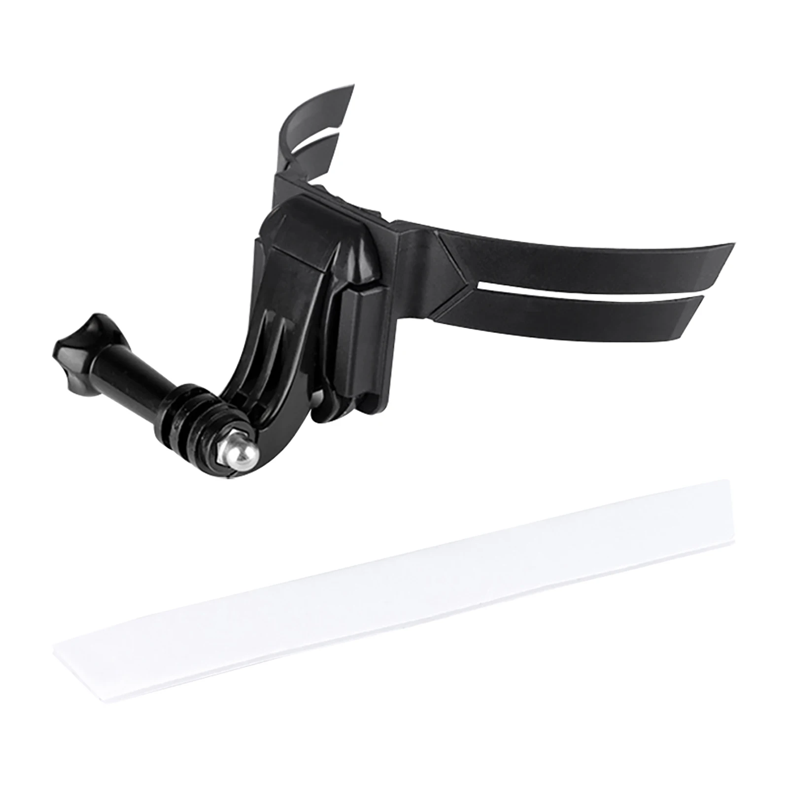 

Крепление на подбородок мотоциклетного шлема, практичная амортизирующая гибкая Черная Клейкая Экшн-камера из ПВХ, подходит для Hero 7