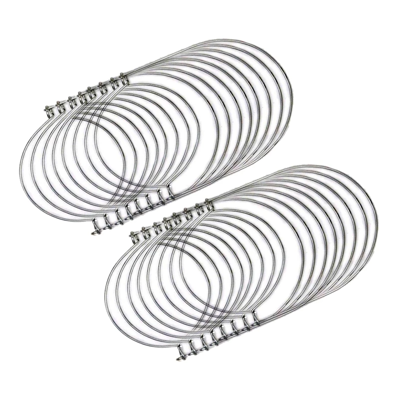 

16X Stainless Steel Wire Handles (Handle-Ease) Mason Jar Hangers And Hooks For Regular Mouth, Silver(Not Included Jars)