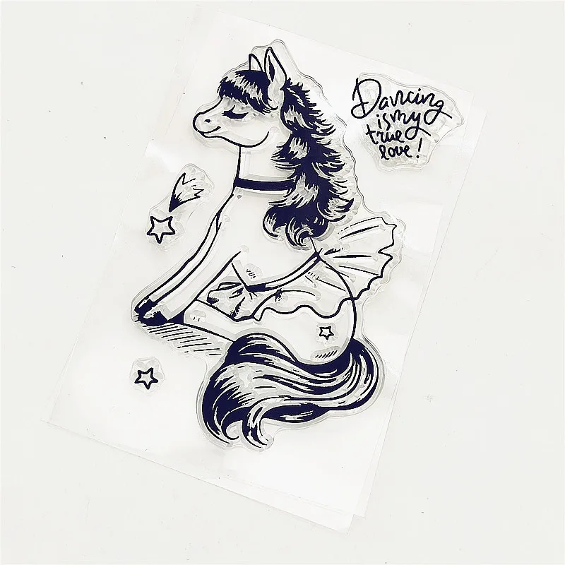 Прозрачный силиконовый штамп/печать сделай сам 9 х6 см |