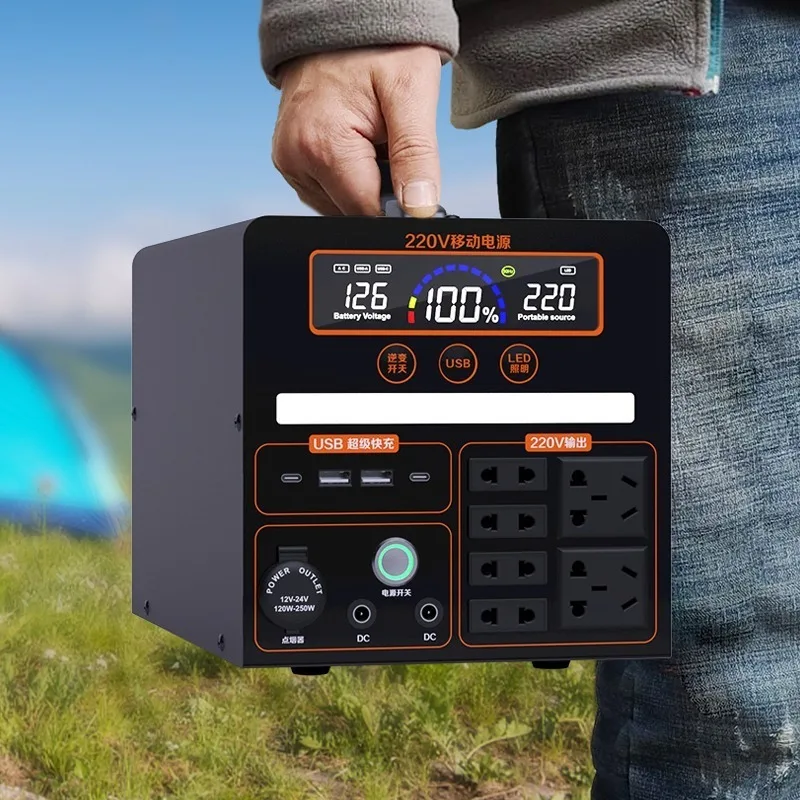 

Portable Station Power Bank 100000mah Powerful 220V Fast Charge Rechargeable Battery Electric Generator for Car Camping Free Shi