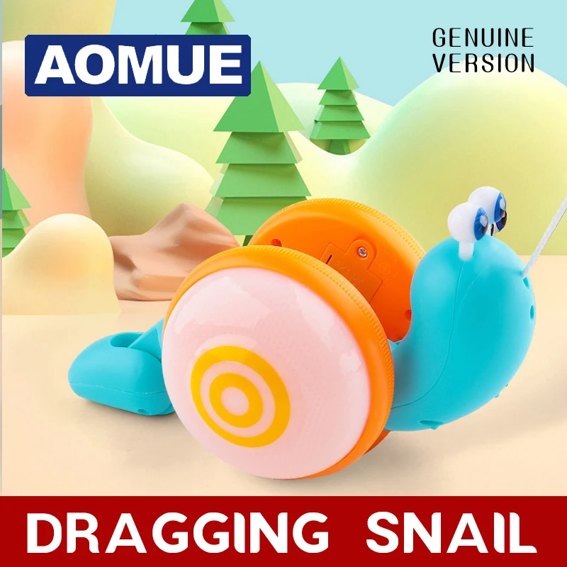 

Игрушка Aomue в виде улитки, детская игрушка для обучения ползанию, игрушка для раннего развития со светом и музыкой, игрушки для детей