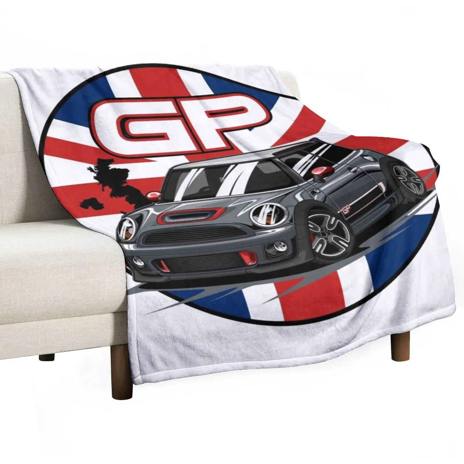 Британский автомобиль Mini Cooper JCW GP плед одеяло одеяла палочки волос постельное