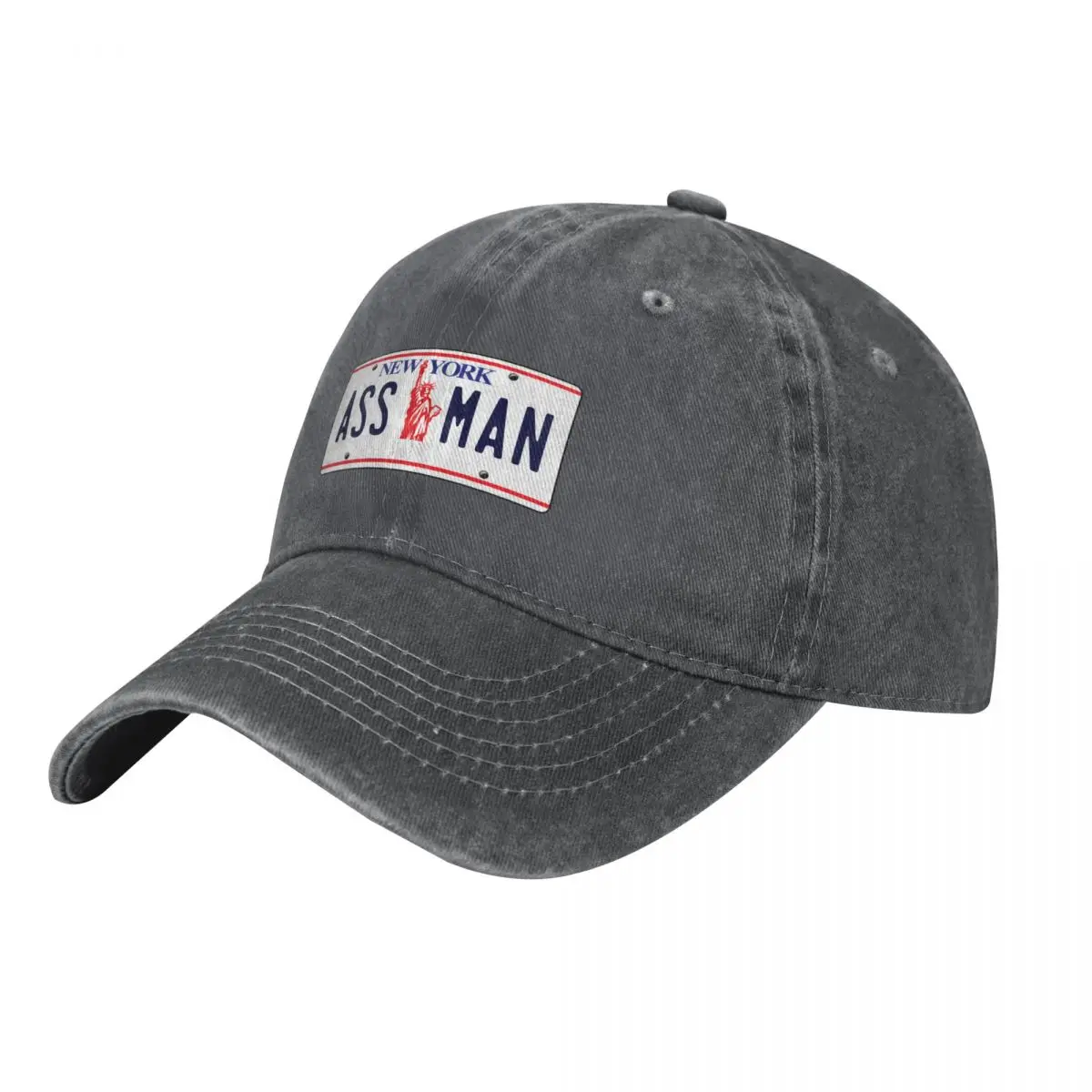 Бейсбольная кепка New York ASSMAN ASS MAN с номерным знаком Icon военная тактическая женские