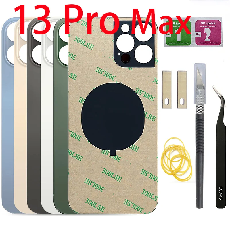 Замена стекла задней крышки OEM для iPhone 13ProMax 6,7, все переносчики совместимы с 13 pro max, модель A2484,A2641,A2645,A2643