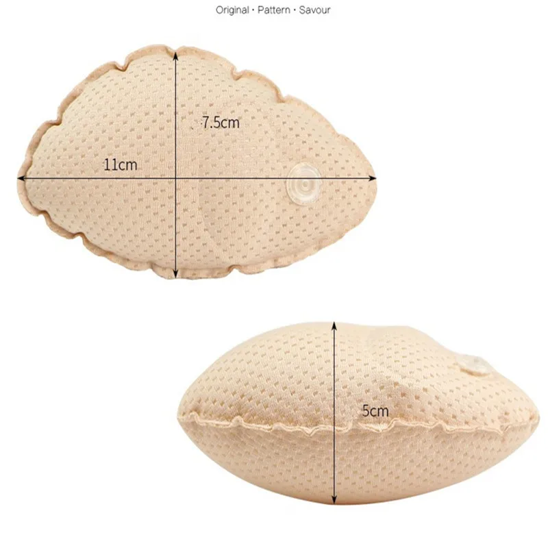 1Pair Inflatable Breast Pad Underwear Insert Air Cushion  Push Up Chest Pads Swimsuit Padding Inserts Thickening Bra Accessaries