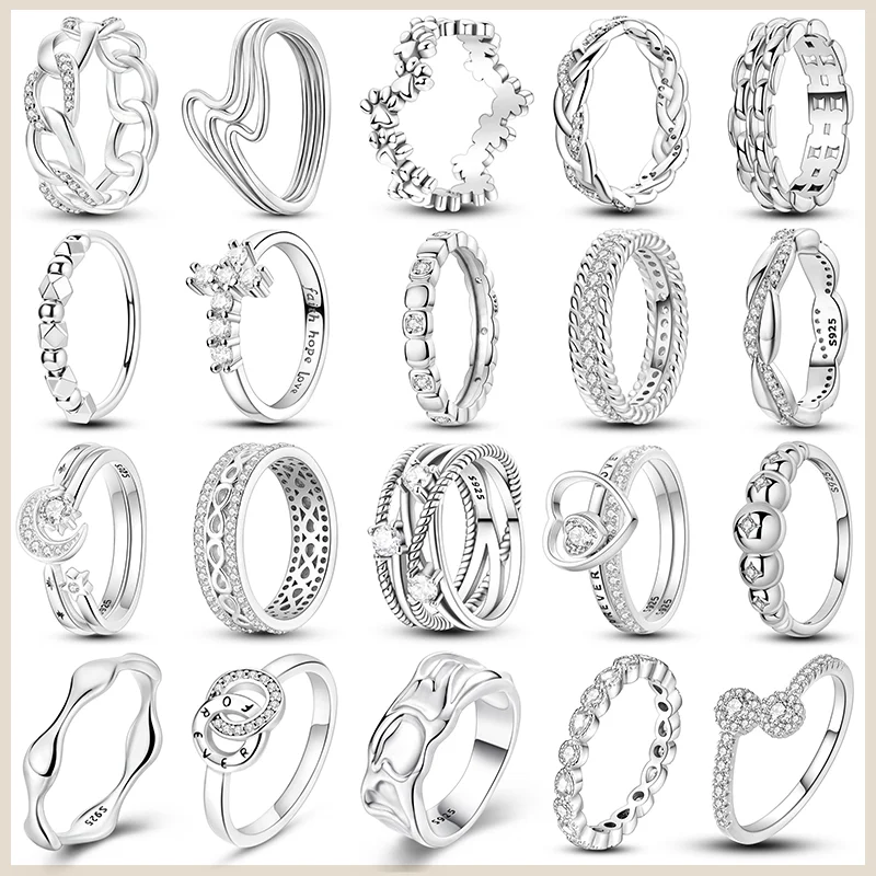 Женское кольцо из серебра 925 пробы со сверкающими плетеными кошачьими крапанами