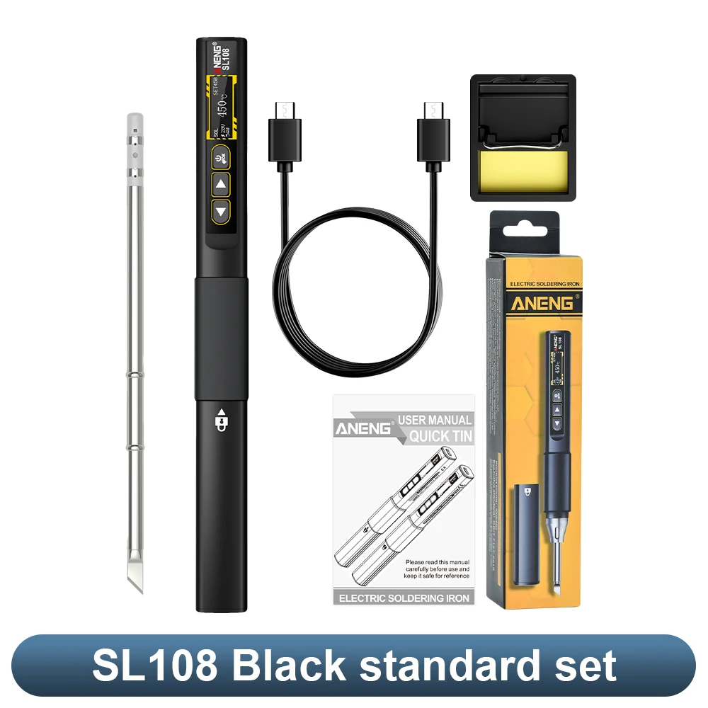 

Портативный паяльник T12 SL108 100-450°C