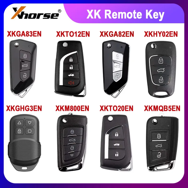 Фото 1 шт. Xhorse VVDI XK Series проводной универсальный дистанционный ключ XKM800EN XKGHG3EN XKHY02EN XKGAG3EN XKTO12EN XKGA82EN XKTO20EN XKMQB5EN №1