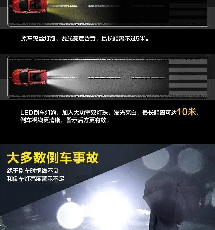 Автомобильный резервный фонарь для SUBARU XV заднего хода светодиодный