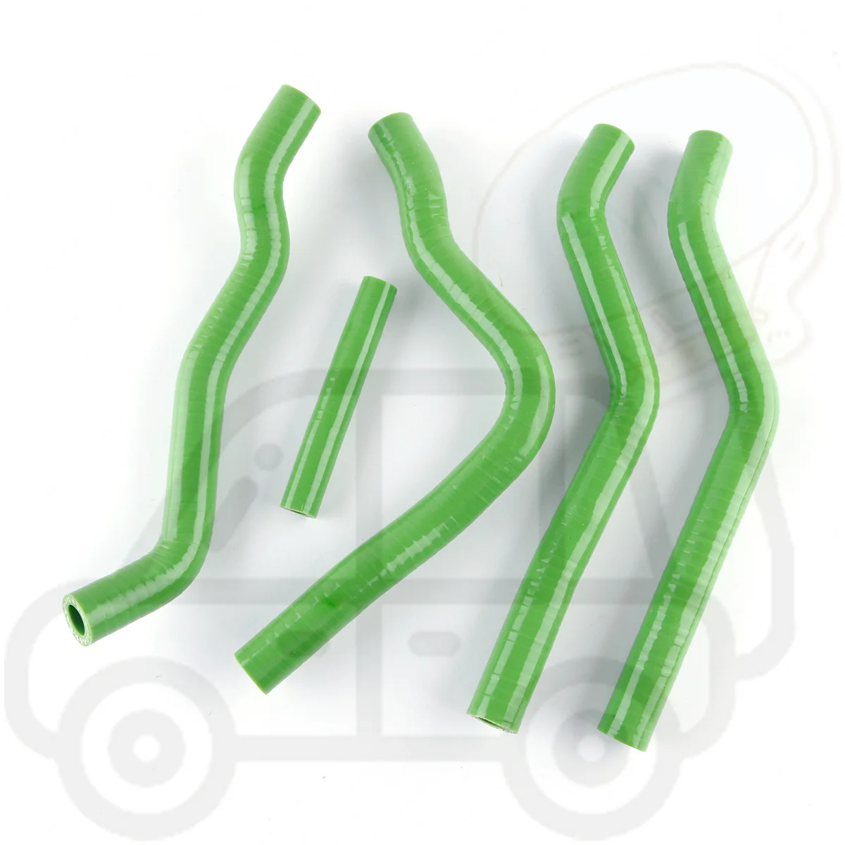 

5pcs Silicone radiator Coolant hose For 1990-1993 Kawasaki KX125 KX 125 Replacement Parts 1991 1992 Upper and Lower