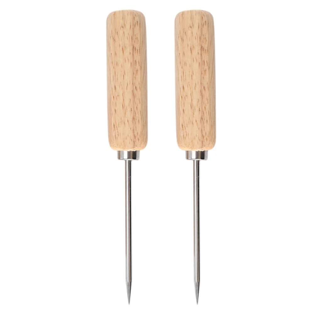 

Ice Pick Tea Tool Bar Crusher Chipper Steel Wood Kitchen Stainless Breaking Needle Brick Shaper Manual Picks Punchhandle