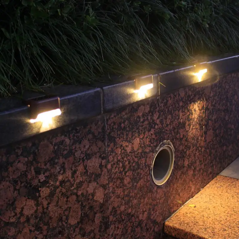 

Solar Lamp Path Deck Outdoor Tuinverlichting Waterdicht Balkon Verlichting Decoratie Voor Patio Trap Hek Solar Light Outdoors