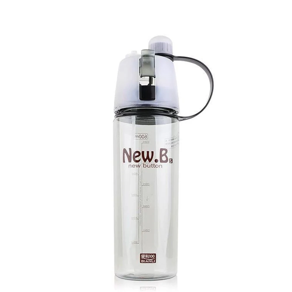 

Outdoor Sports Bottle New Fitness Plastic Water Cup with Lid Environmental Protection Cup Large Capacity 600ml