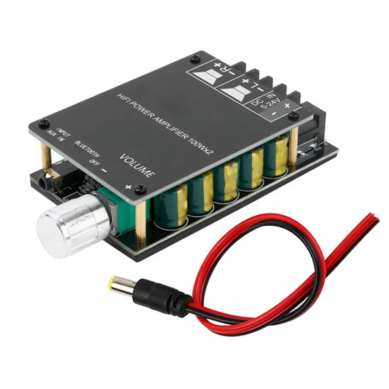 TPA3116 Fever-Grade HIFI High-Fidelity 100Wx2 High-Power 2.0 Stereo Bluetooth 5.0 Digital Audio Amplifier Board