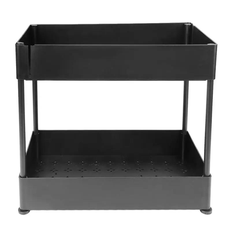 

Storage Shelf Strong Bearing Simple Storage Rack Multi -function Abs Plastic Storage Organizer Shelf Kitchen Accessories