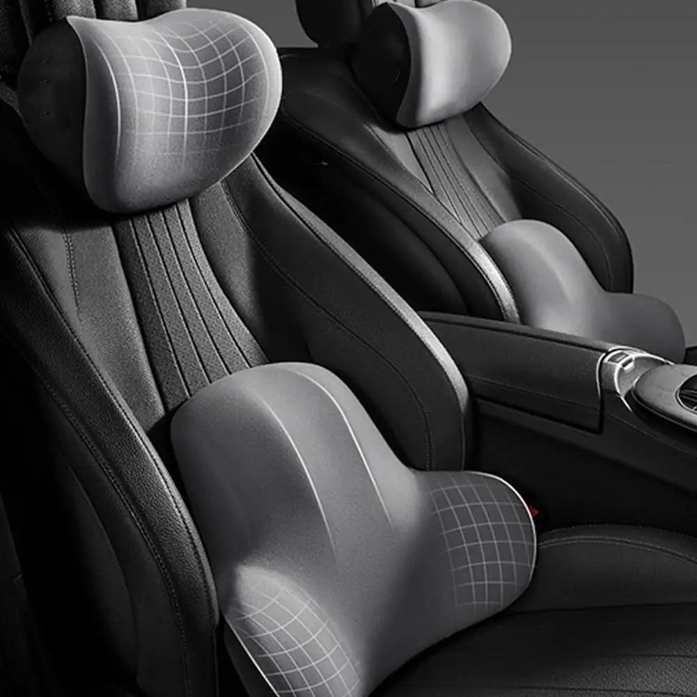 Подушка для шеи автомобильная из пены с эффектом памяти защитная опора поясницы