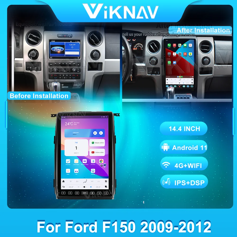 

Автомагнитола 8 + 128 ГБ для Ford Raptor F150 2009-2012, обновленный сенсорный экран, мультимедийный плеер, Android 11, GPS-навигация, IPS головное устройство