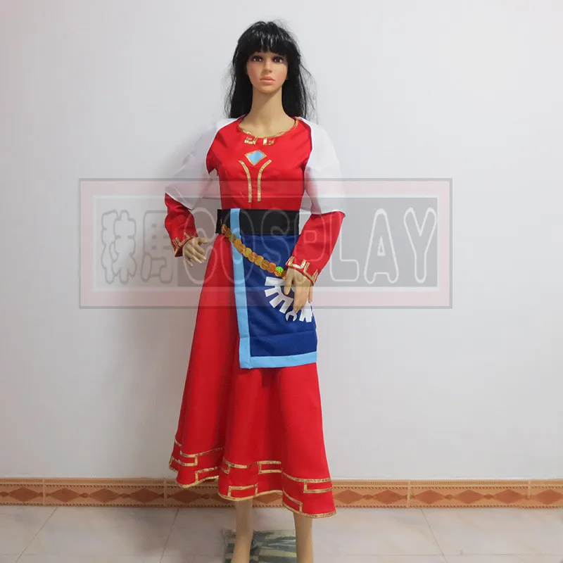 Костюм принцессы Zelda для косплея униформа рождественской вечеринки на Хэллоуин