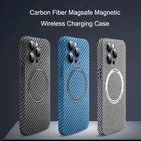 magsafe magnetic wireless charging matte case for iphone 13 12 pro max 13promax 12promax carbon fiber hard pc ultra thin funda